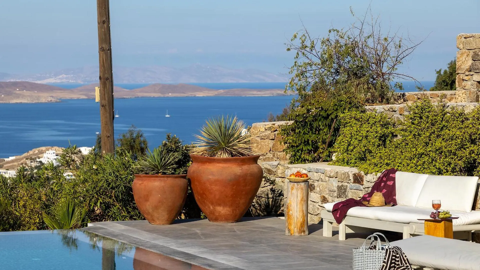 Mykonos Town Villa Mykonian Ode With Stunning Sunrise & Sunset Views יוון